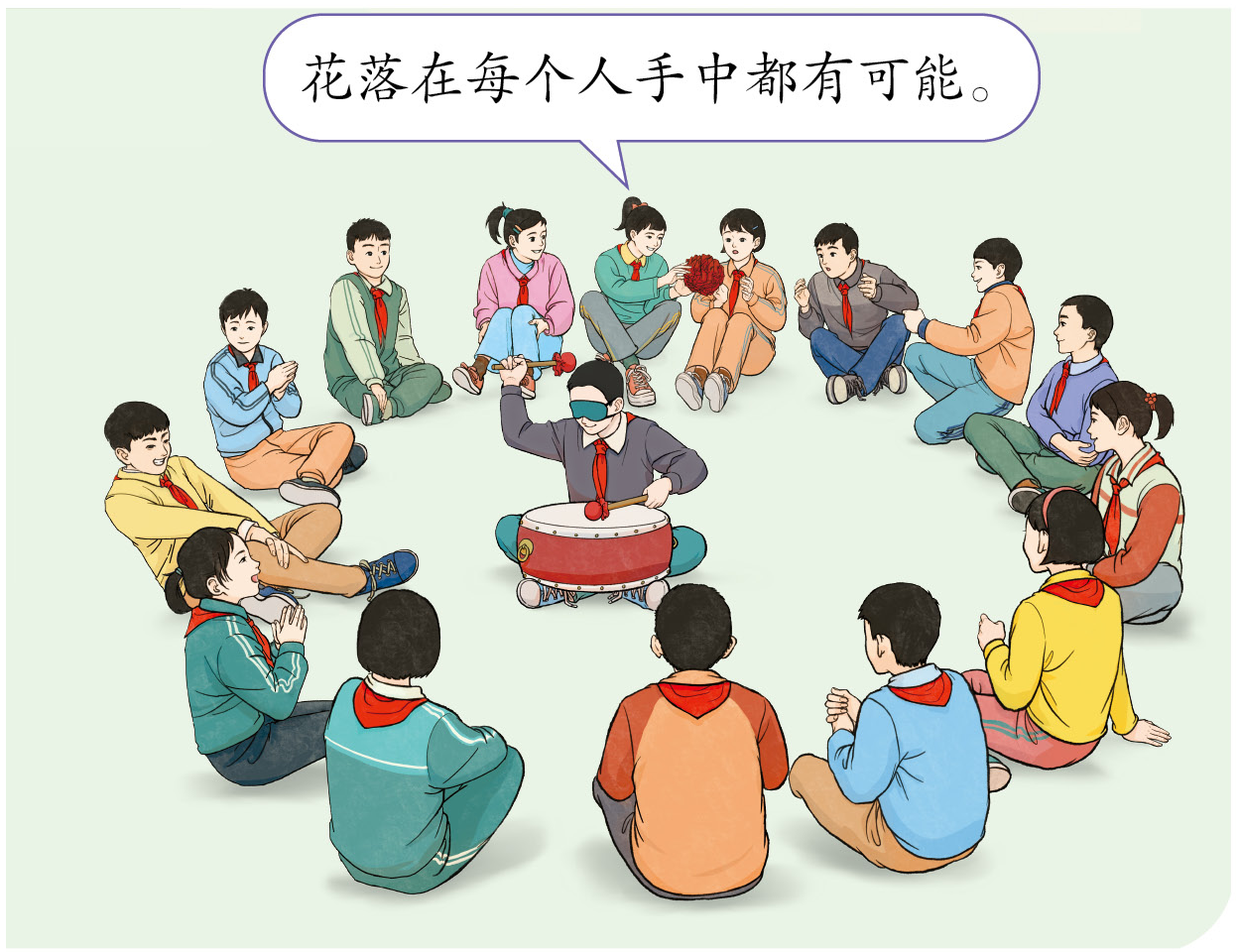 中国传统游戏 跳绳绘画设计图__绘画书法_文化艺术_设计图库_昵图网nipic.com